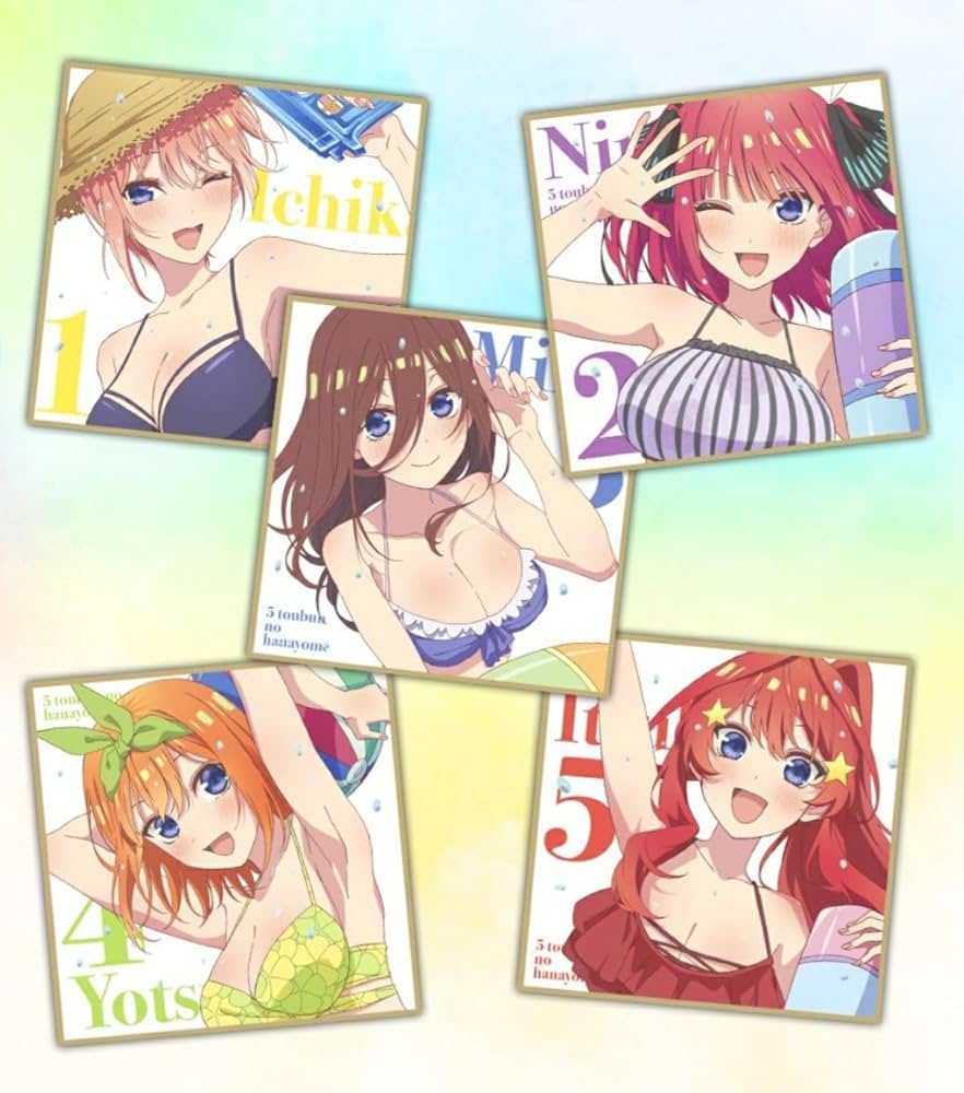 五等分の花嫁色紙コンプ 激レア】五等分の花嫁 色紙 フルコンプ品 - メルカリ